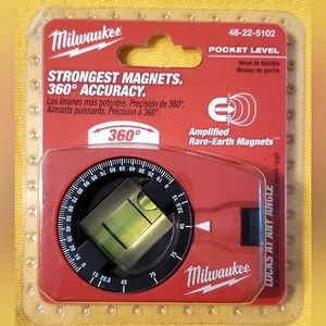💥Milwaukee® 360° Pocket Level Magnet💥 Brand New